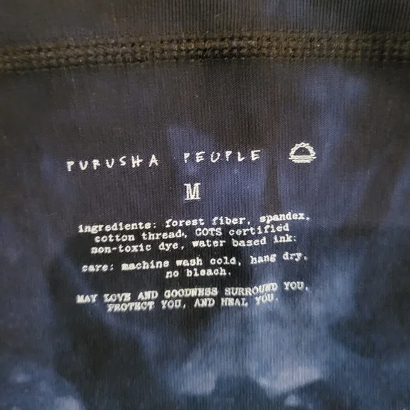 Purusha People Distant Oceans set Bralette + Briefs size Medium blue tie dye - Picture 2 of 7